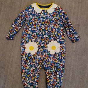 Baby Boden long sleeve floral romper